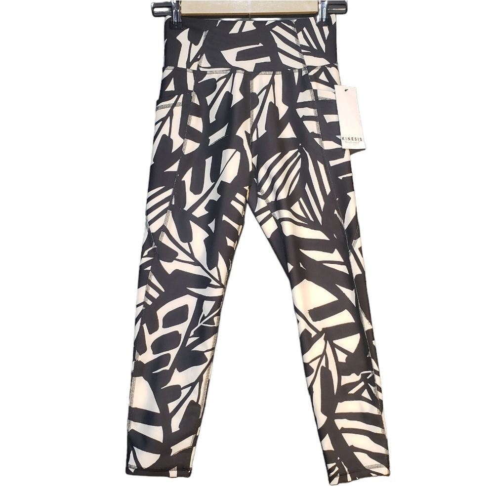 Kinesis High Rise Abstract Leggings Size‎ XS Yoga Athleisure